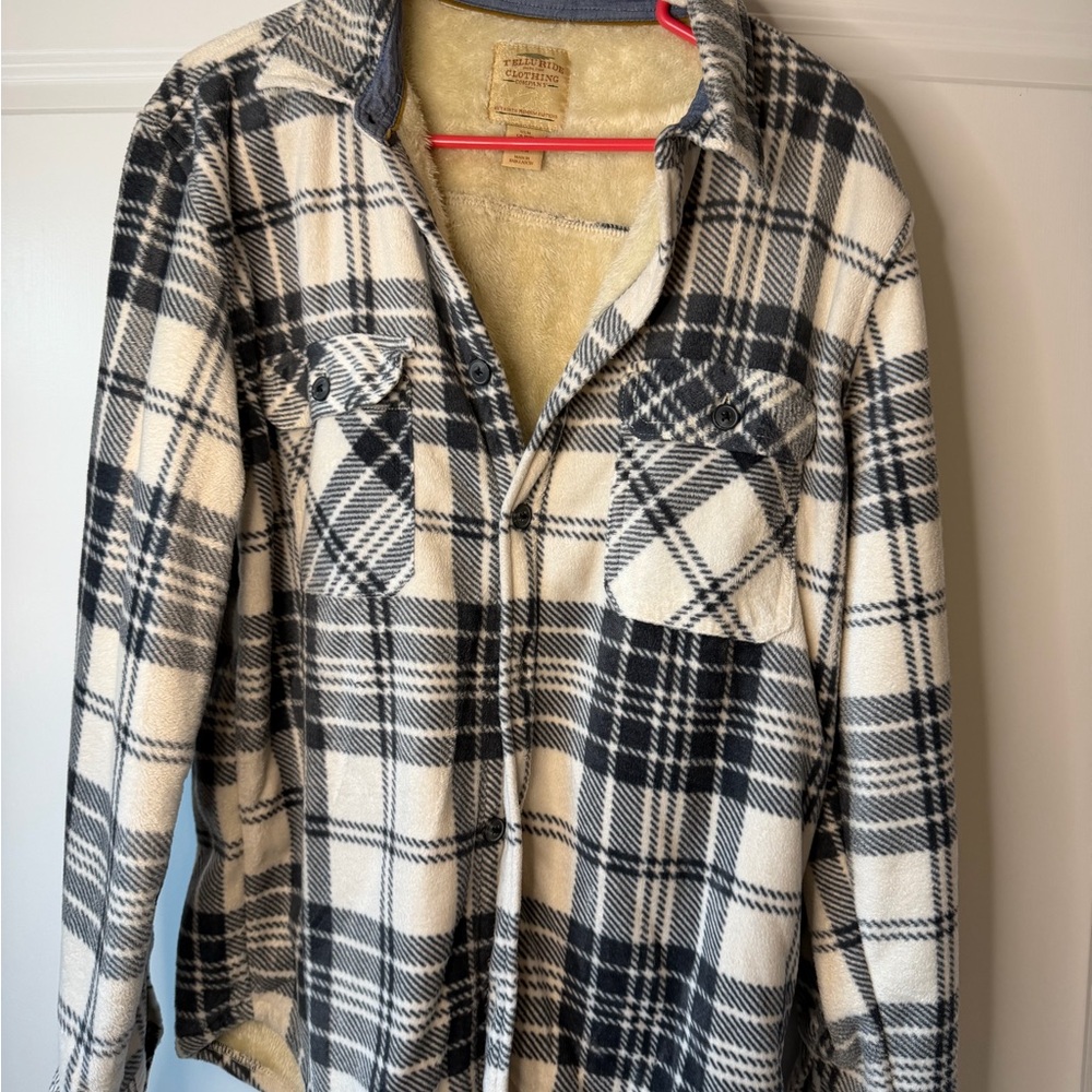 Plaid Jacket in Black and Cream with Serpa lining